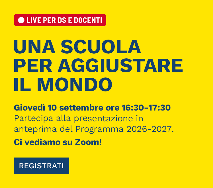 Registrati all'incontro Zoom del 10 settembre